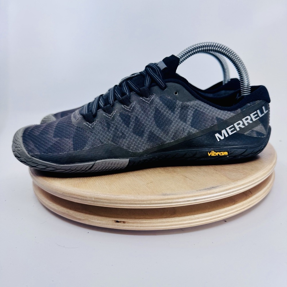 Merrell Vapor Glove 3 Shoes Womens 8.5 Gray Barefoot Running Sneakers minimalist